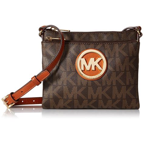 michael kors large brown bag|Michael Kors brown crossbody bag.